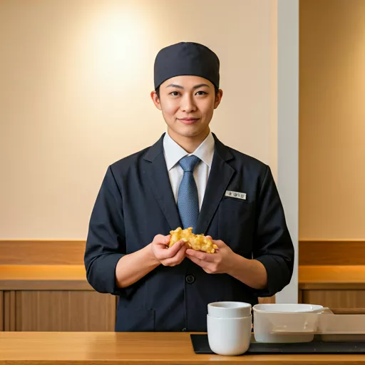 Tempura Shop Staff